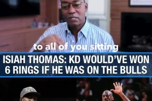 微笑刺客：把杜兰特放到90年代那支公牛，替掉乔丹，照样能拿6个总冠军！